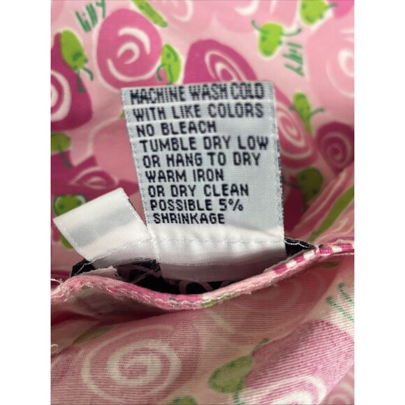 Lilly Pulitzer Women's Mini Skirt Snails Pink Green Size 12 - Picture 7 of 7